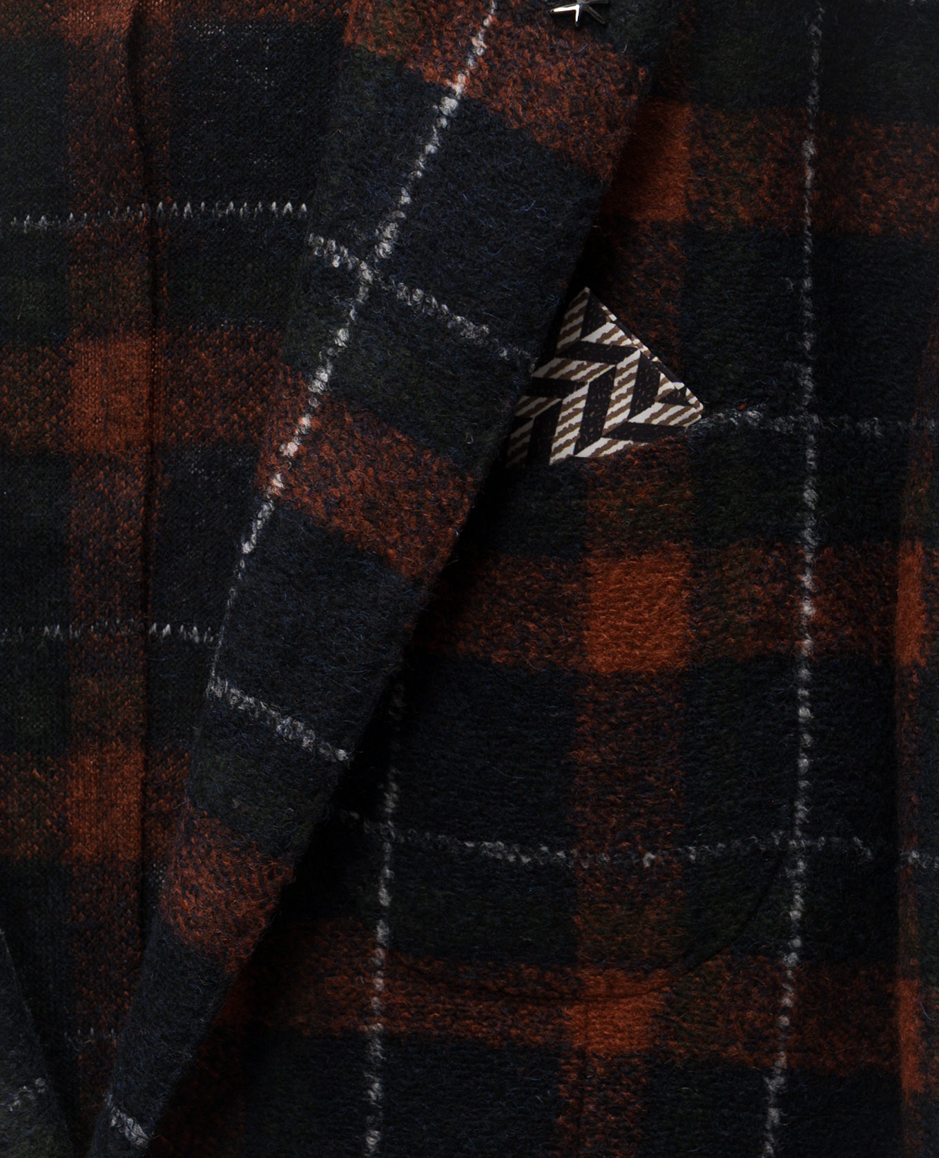 

Checked wool jacket AT.P.Co, White