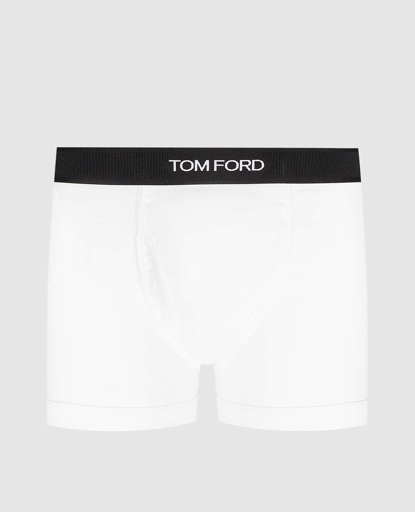 White boxer briefs with logo