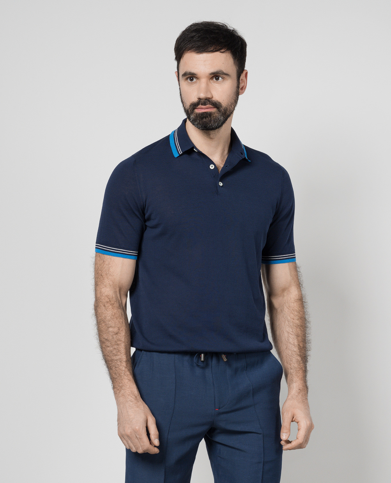 

Blue polo ISAIA