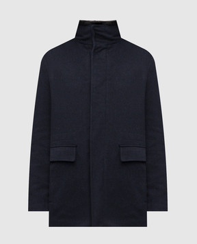 Cashmere&Whiskey Blue wool jacket 842696S781959