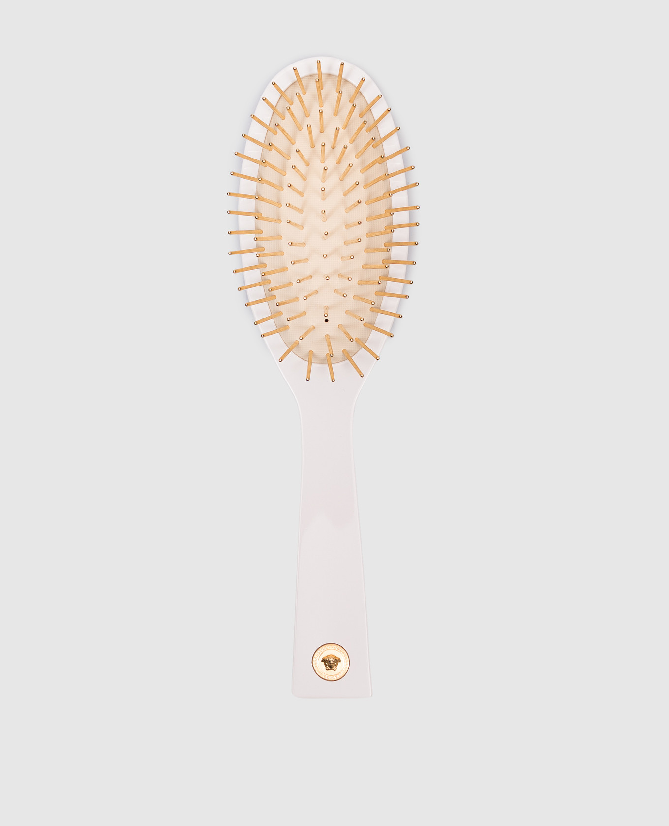 

White hair brush with logo emblem Versace