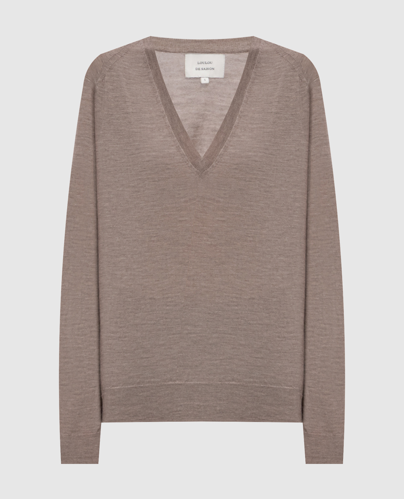 

JULIO brown cashmere pullover Loulou de Saison