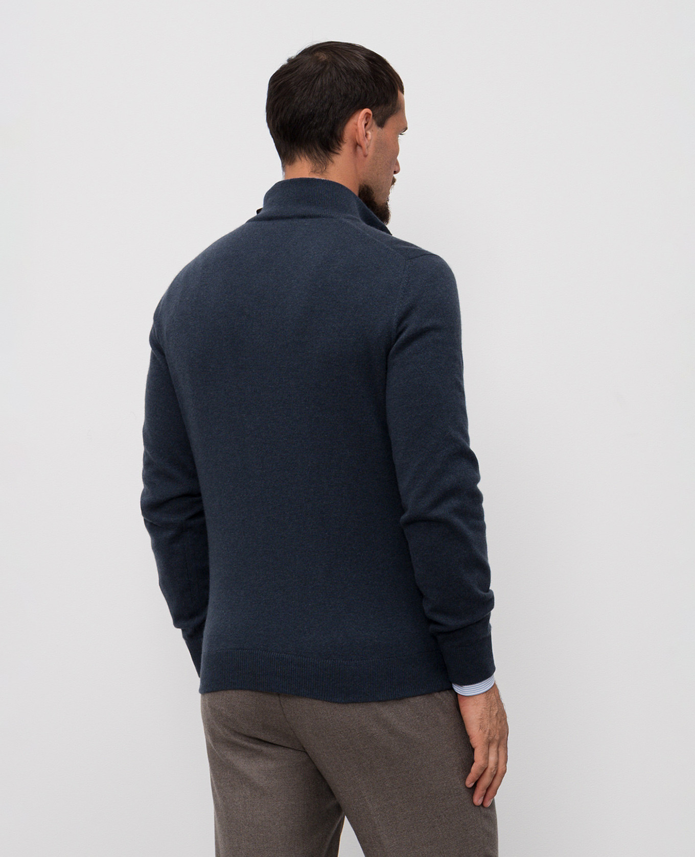 

Blue cashmere sweater Enrico Mandelli