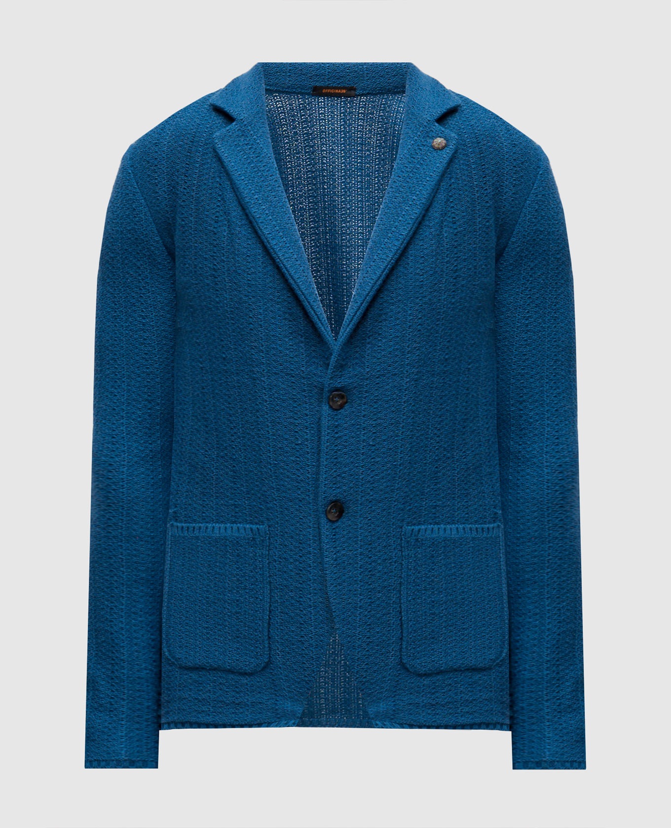 

Blue cardigan with wool Officina 36
