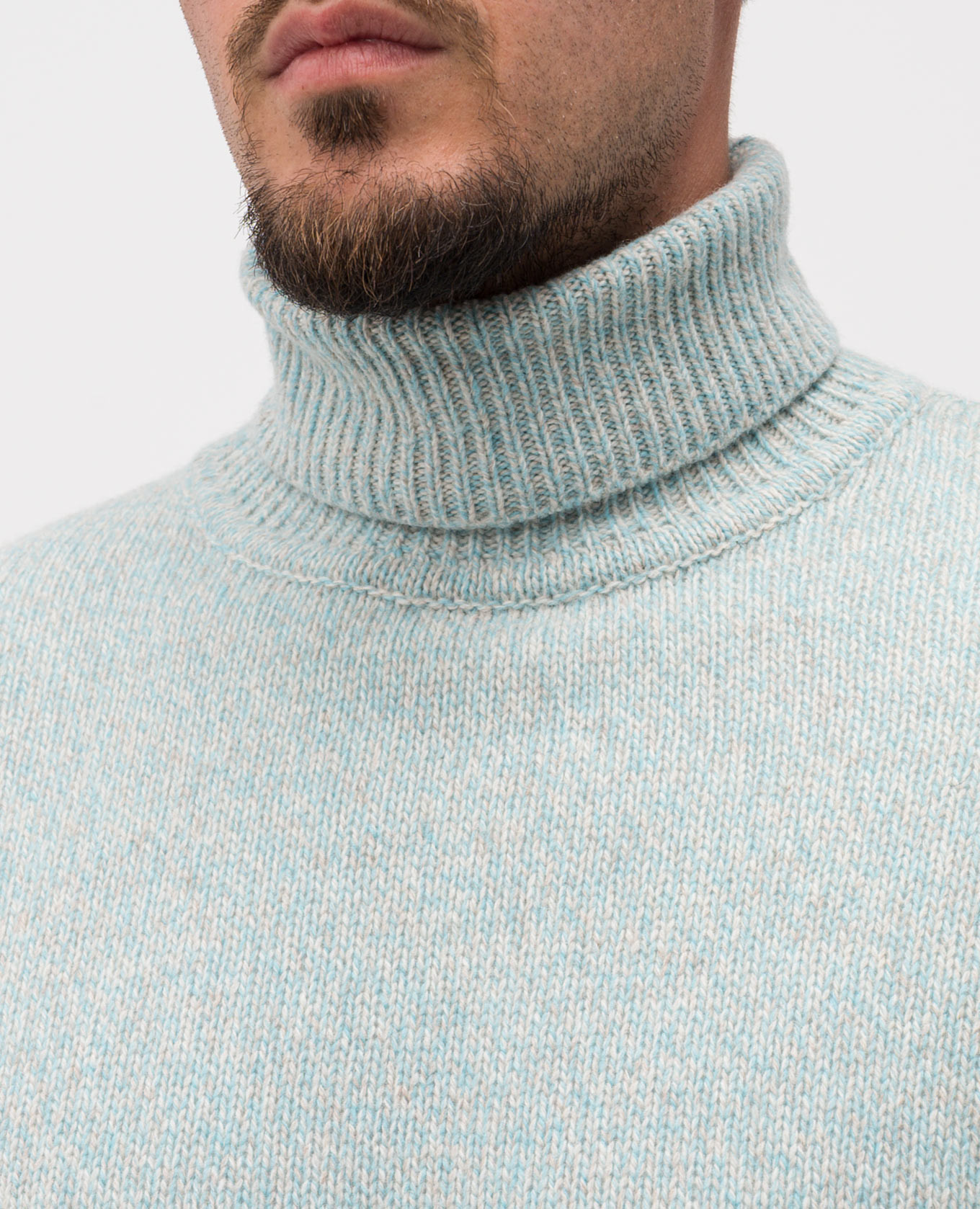 

Blue sweater with wool Wool&Co, Light blue