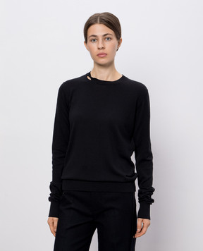 Ann Demeulemeester Black Nemi cashmere and silk jumper B0012515KN055