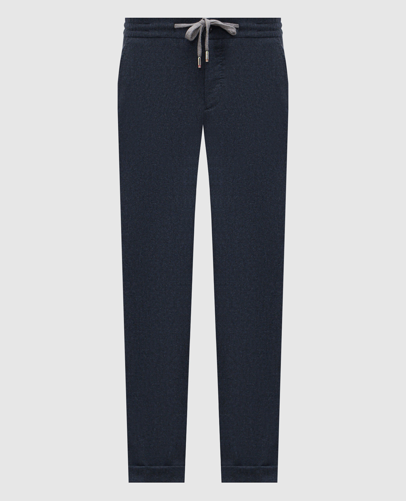 Caracciolo blue wool and cashmere pants