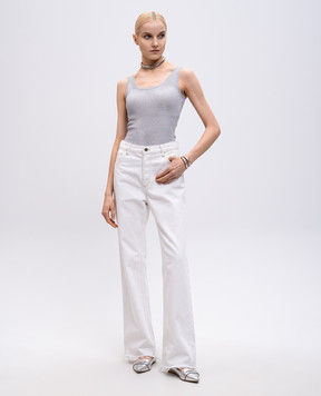 Max Mara HARDY gray top with lurex HARDY
