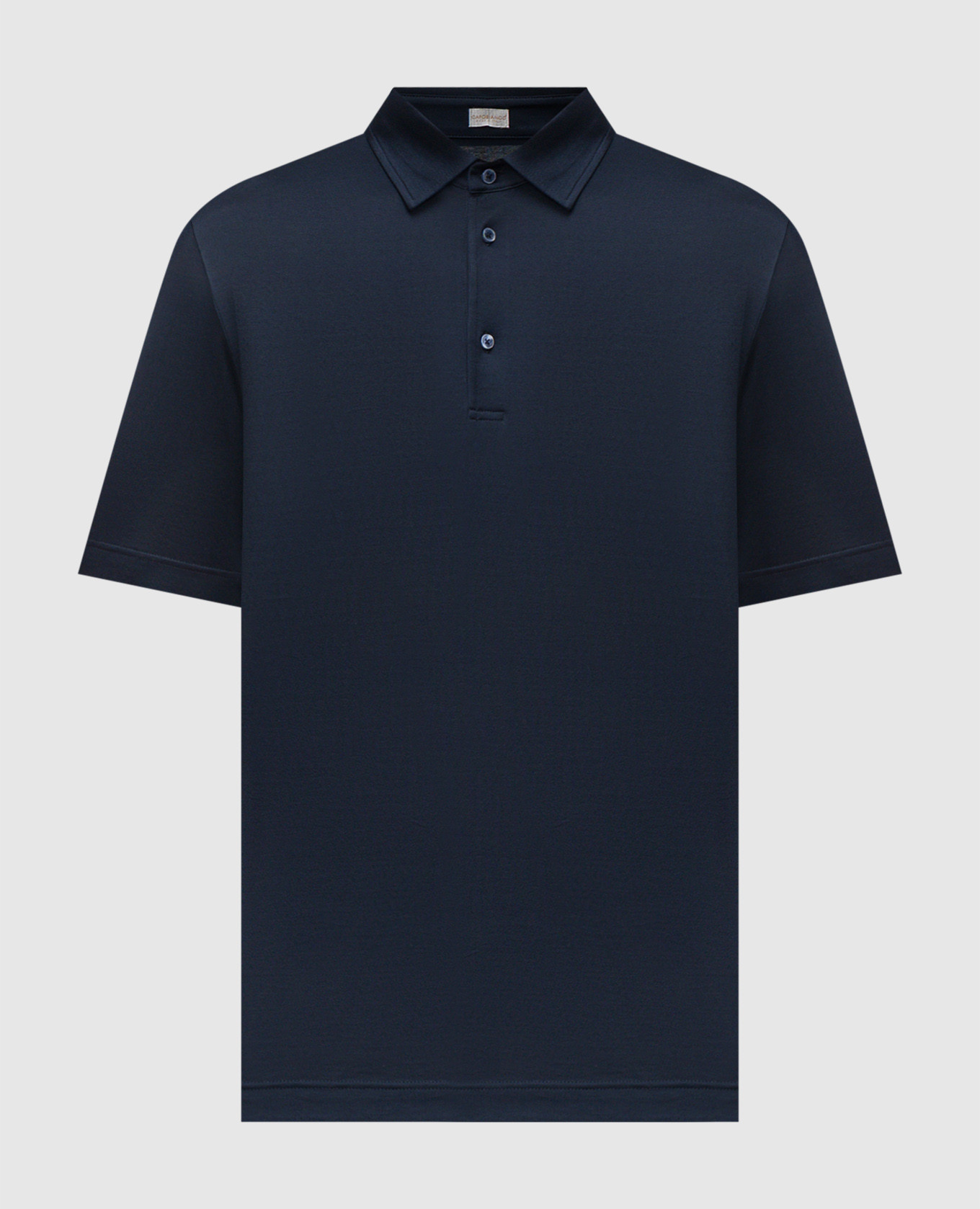 

Blue polo shirt with logo CAPOBIANCO