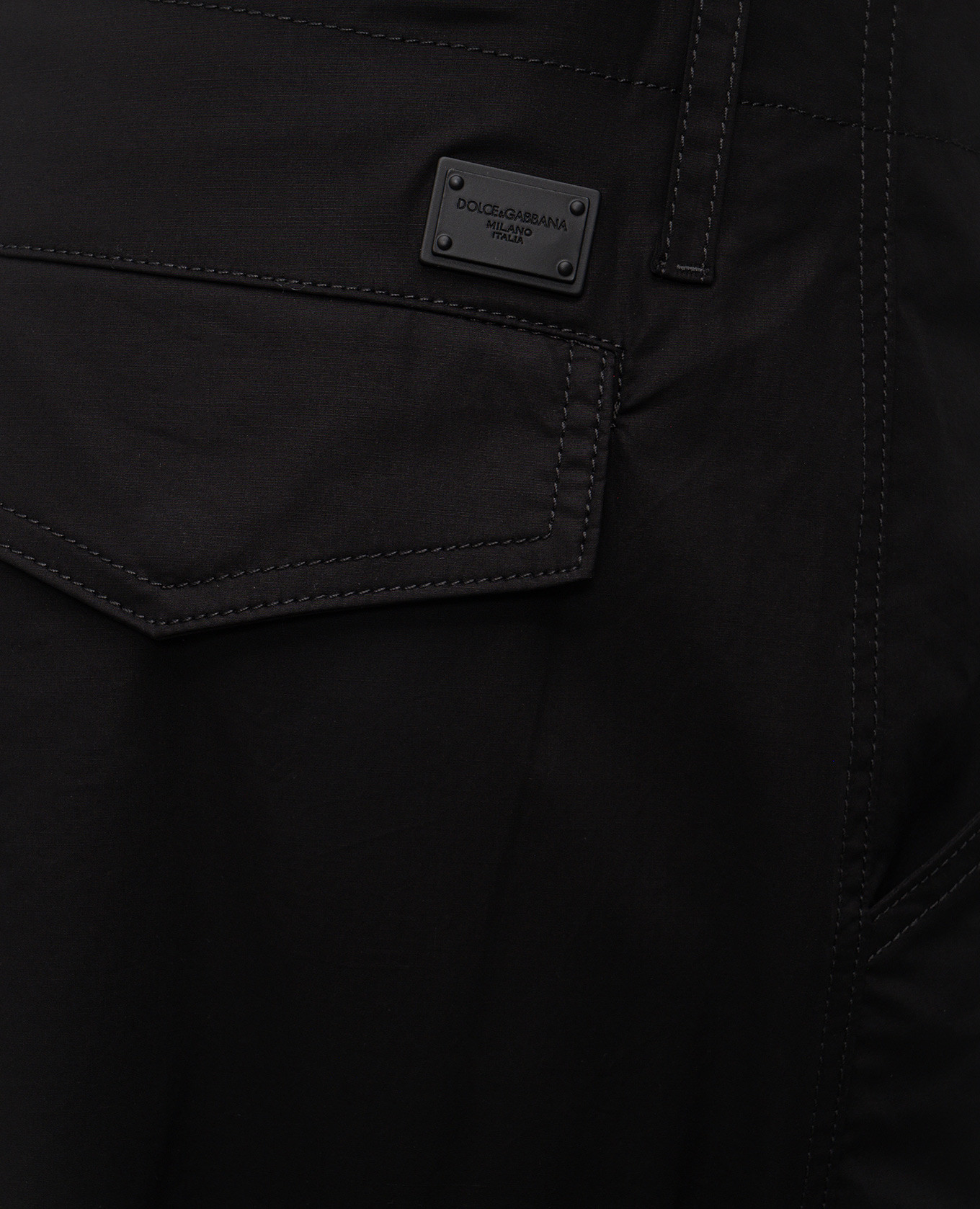 

Black cargo with logo Dolce&Gabbana