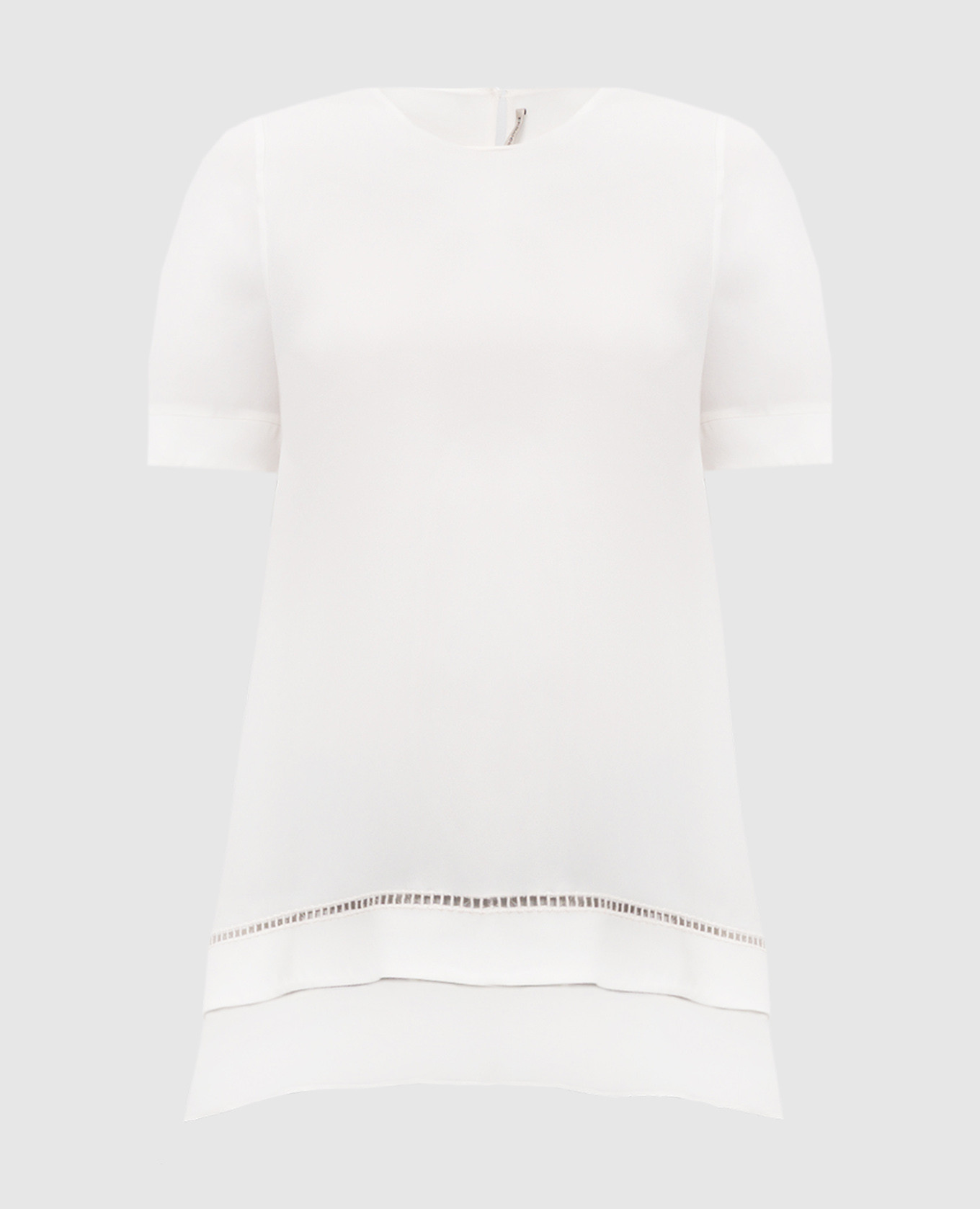 

White blouse with asymmetry Ermanno Scervino