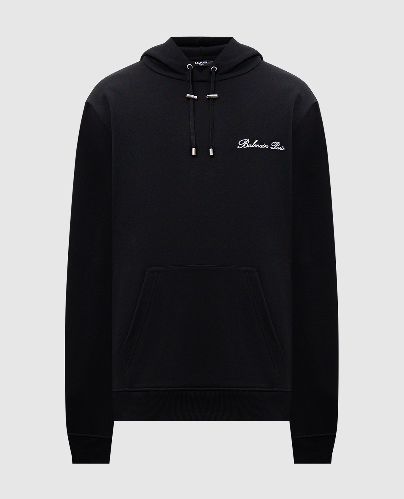 

Black hoodie with logo embroidery Balmain