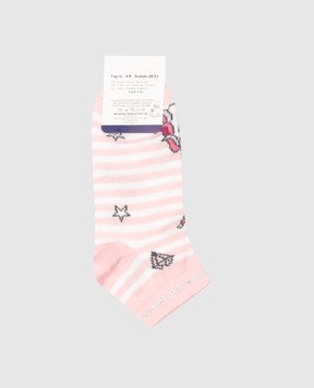 RiminiVeste Mafer pink striped socks for children RFC7671