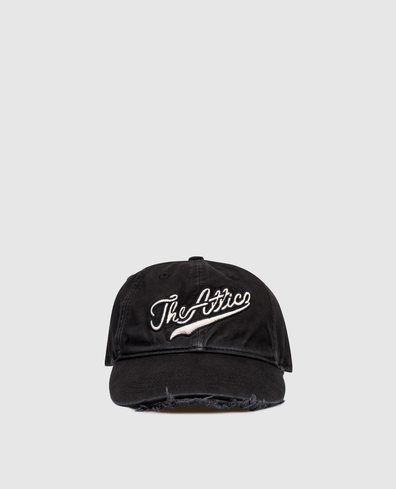 

Black cap with logo embroidery The Attico