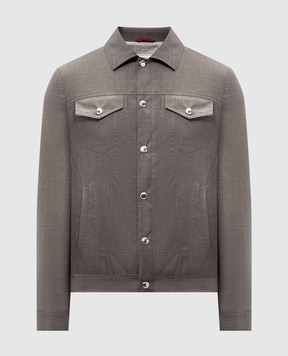 Brunello Cucinelli Brown wool jacket MM4506413