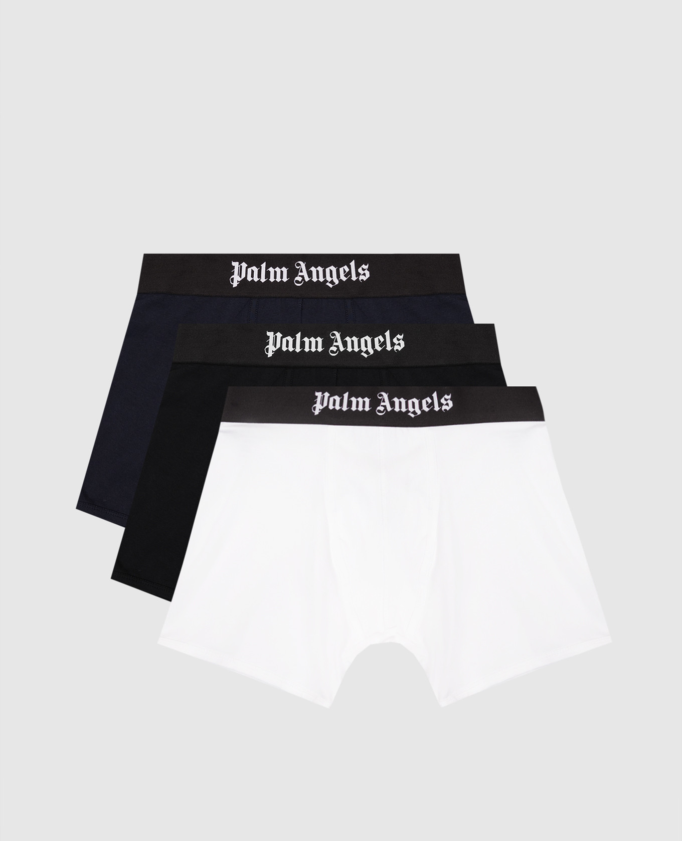 

Set of boxer briefs with logo Palm Angels, White