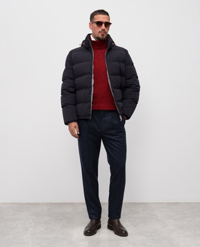 Brunello Cucinelli Blue wool pants M038PE1450
