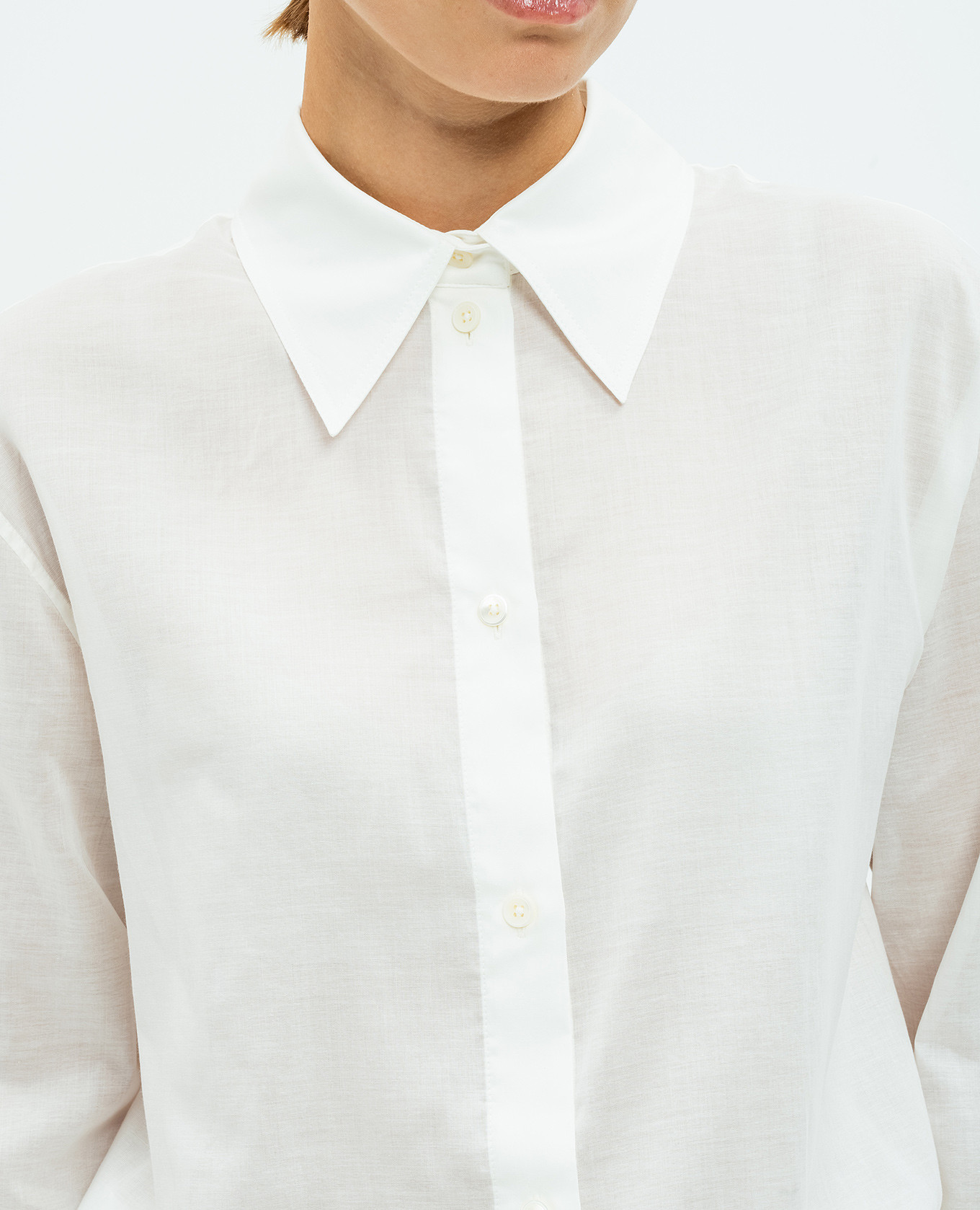 White asymmetric blouse Toteme 5