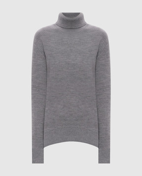Toteme Gray wool sweater 254WRT0614YA0008