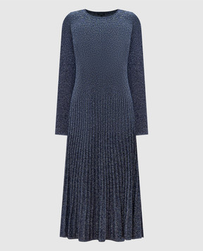 JOSEPH Purple midi dress with lurex JF008844