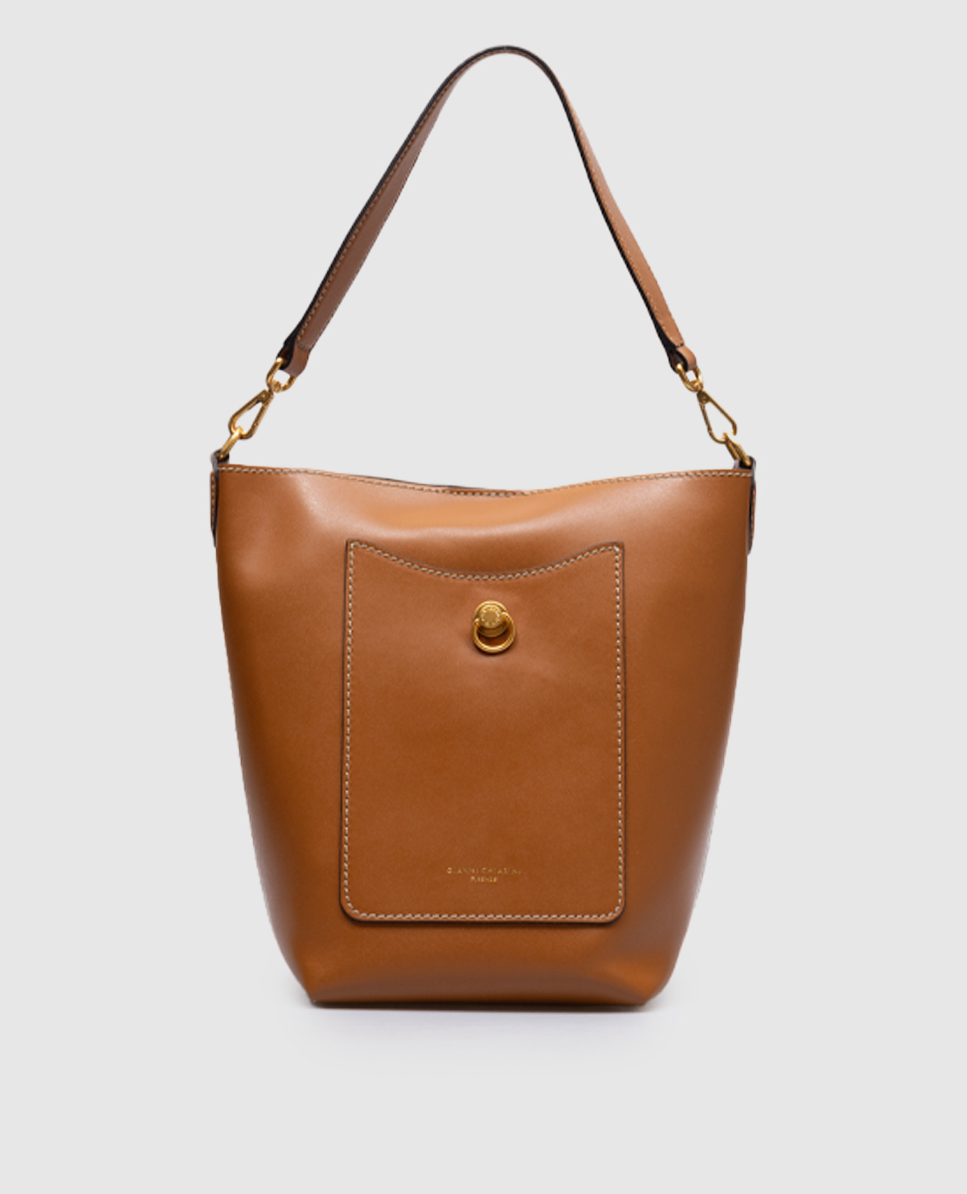 

Brown leather bag becket-bag Rubina Gianni Chiarini