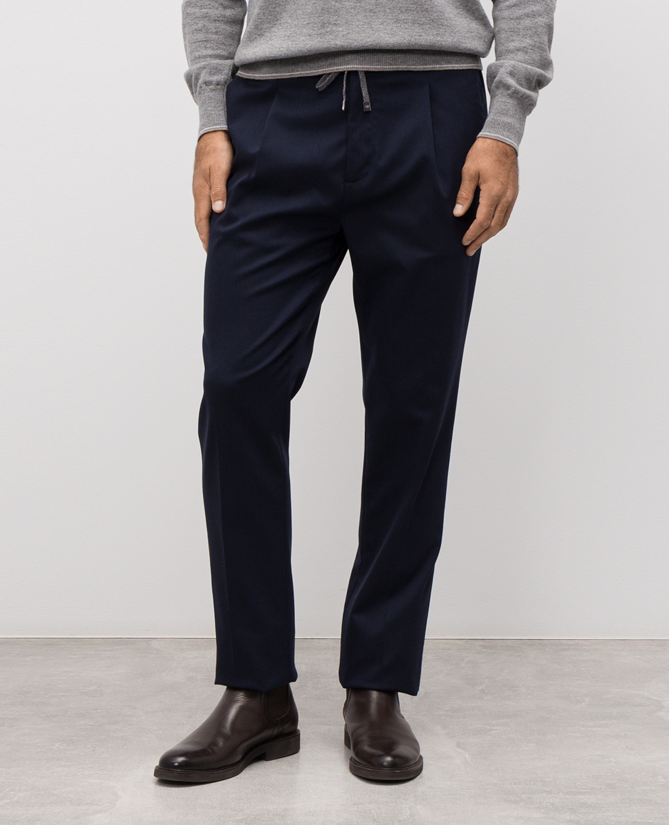 

Blue pants with wool Cashmere&Whiskey