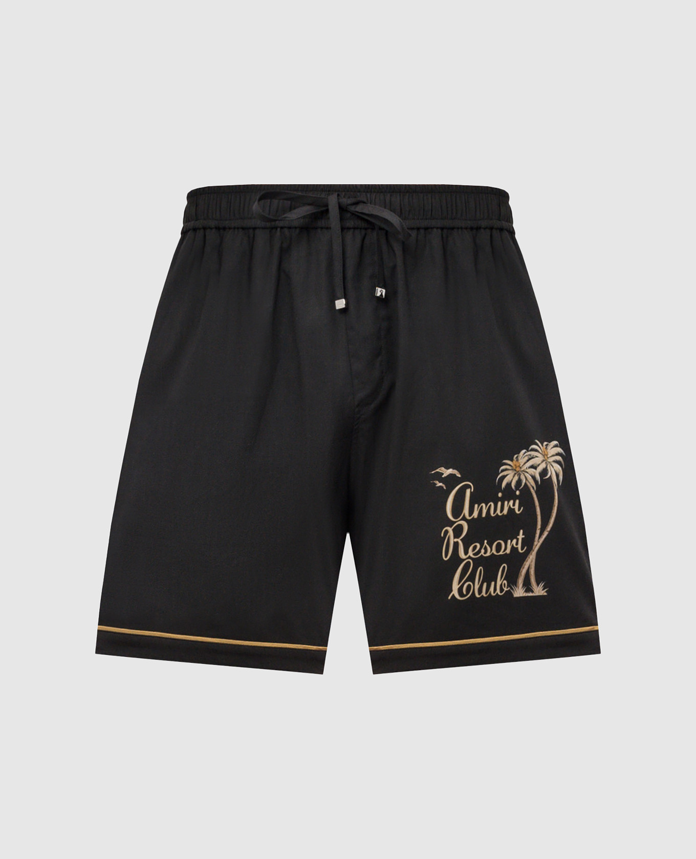 

Twisted Palms printed shorts in black AMIRI, Черный