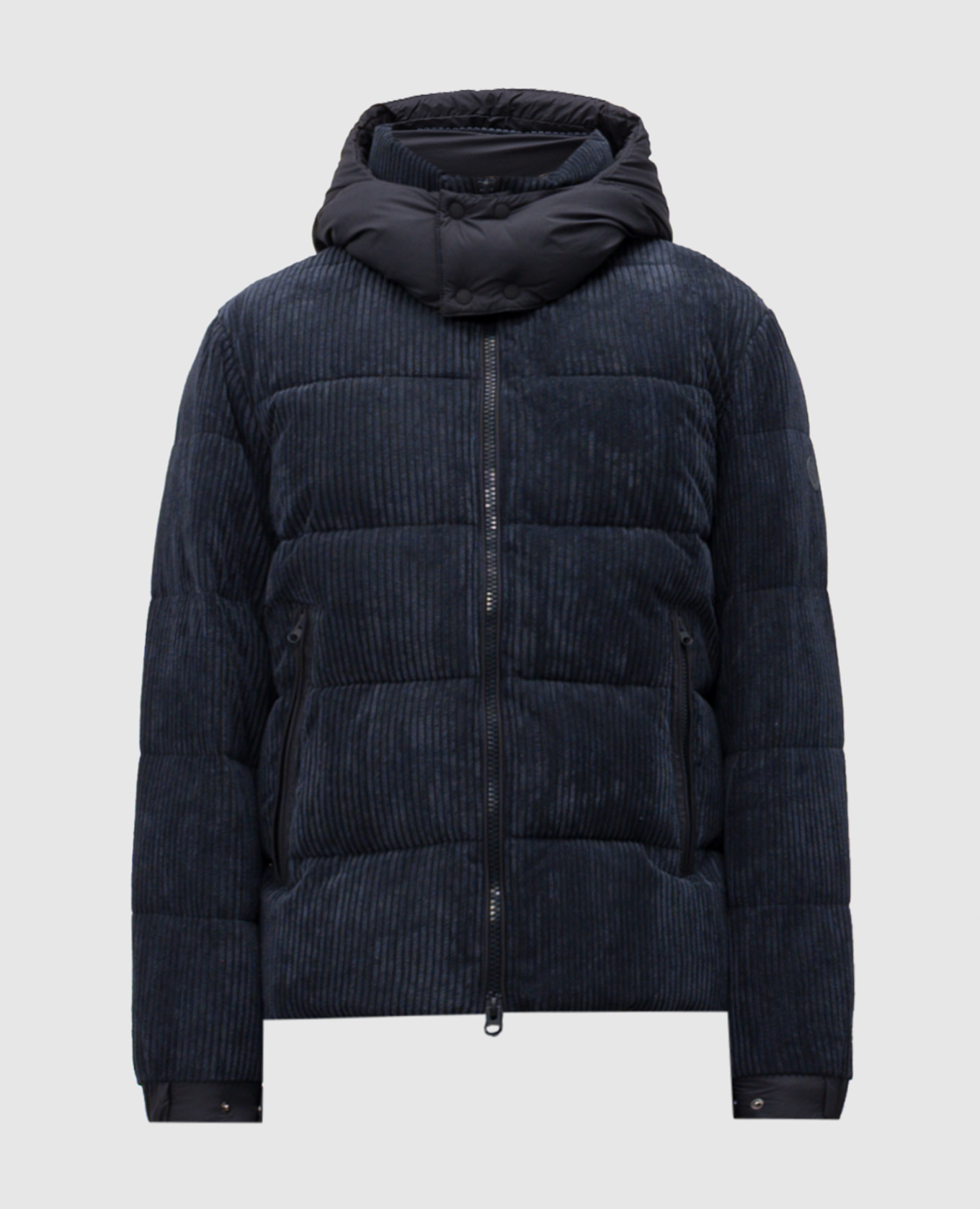 

Blue corduroy jacket with logo Save the duck