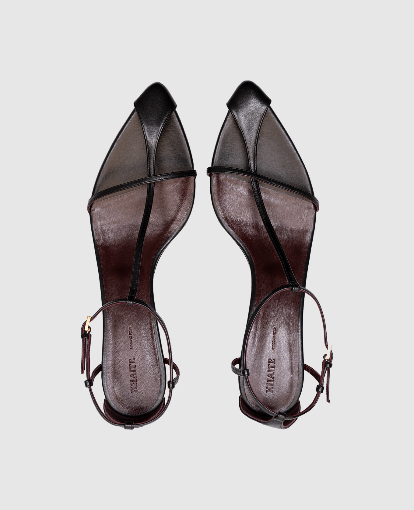 

Bella black leather sandals Khaite