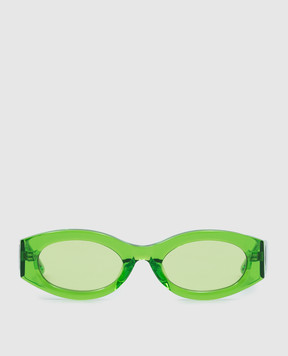 The Attico by Linda Farrow Green sunglasses BERTA ATTICO38C6
