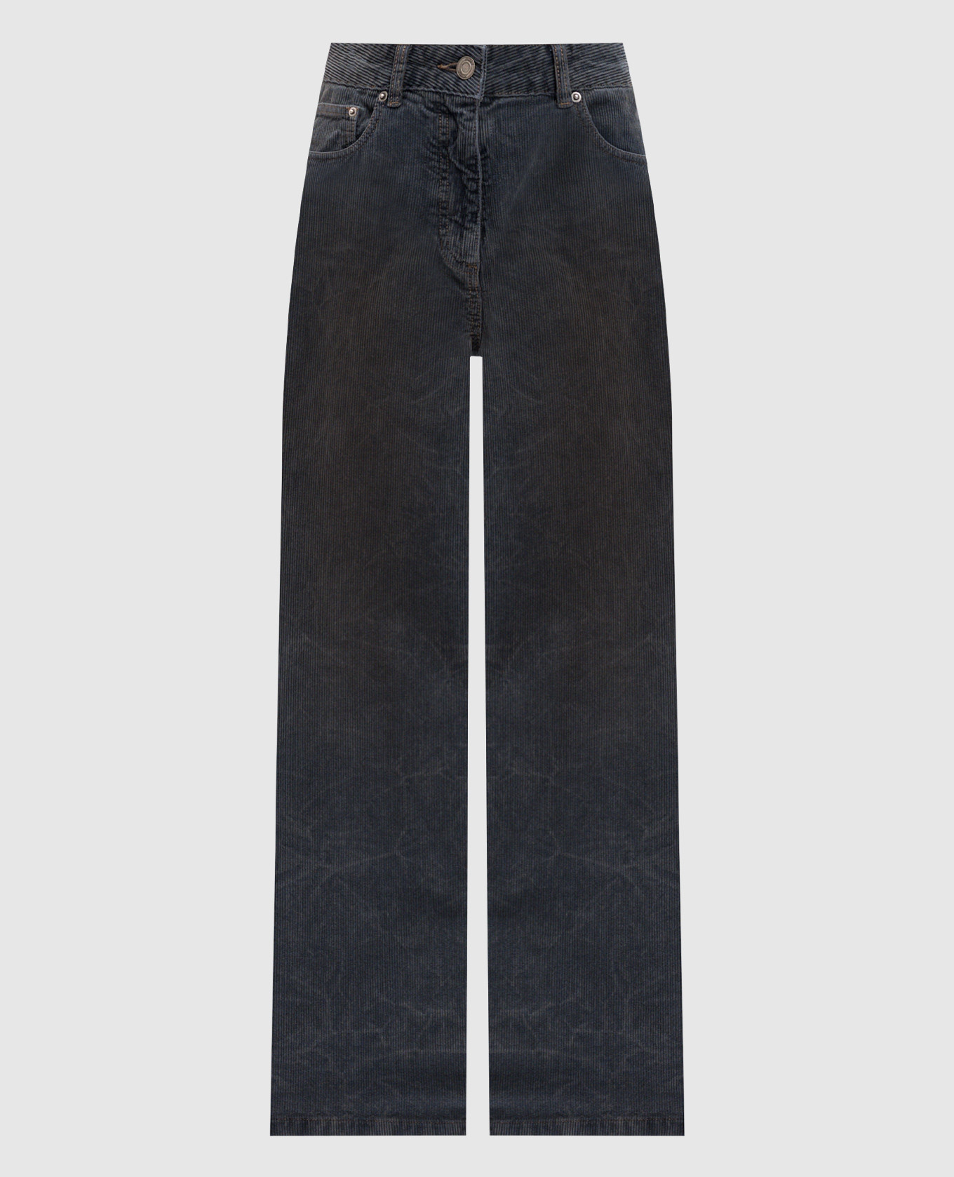 

Dirty Dying blue corduroy pants Juun.j
