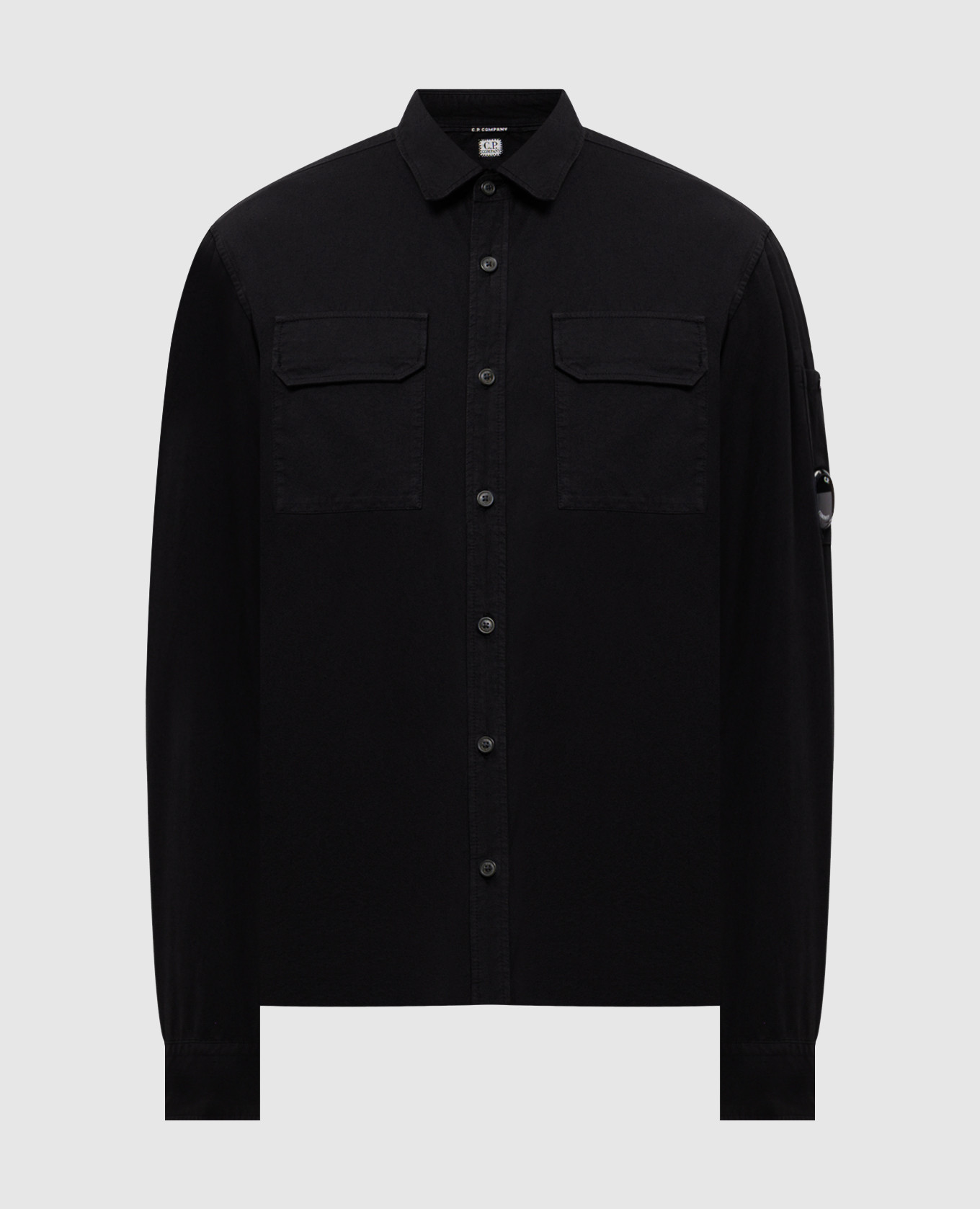 

Black shirt with logo patch C.P. Company