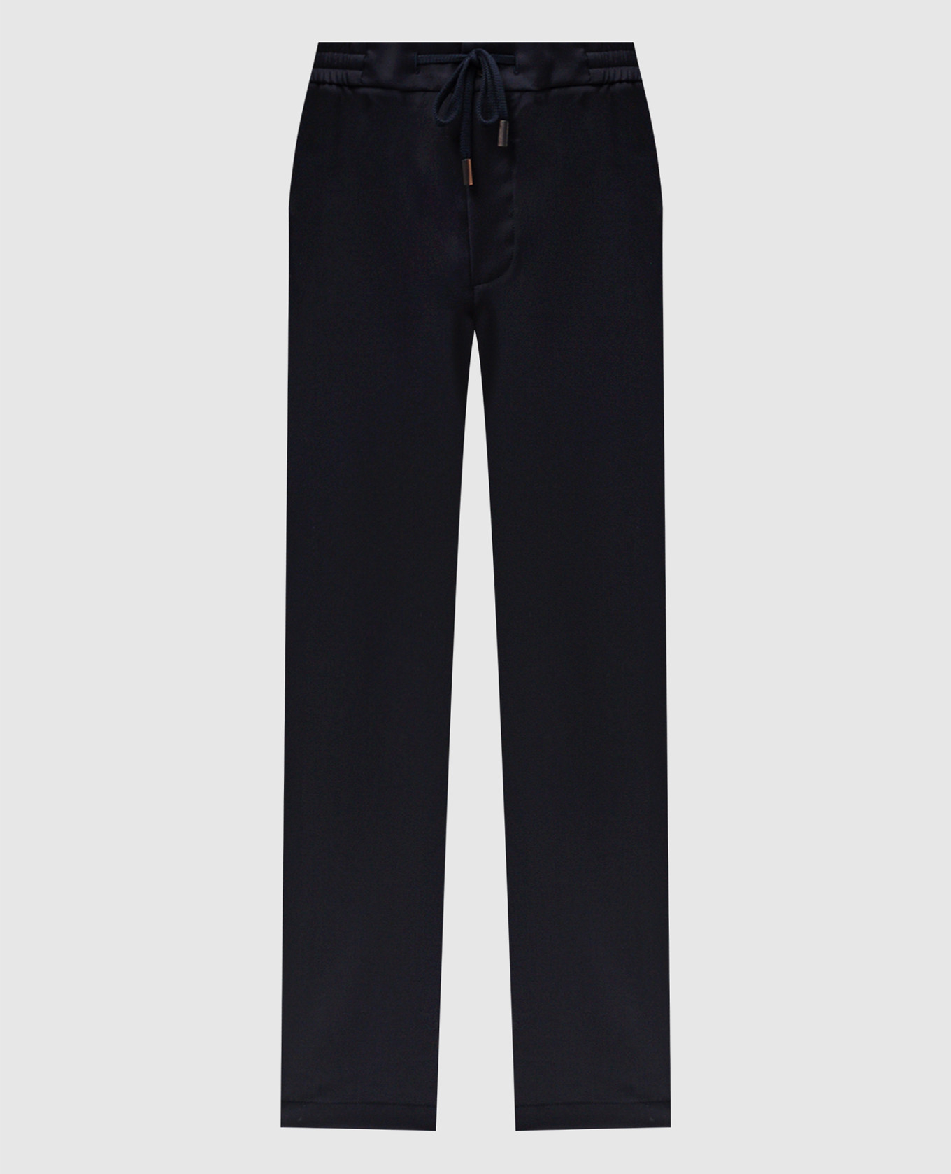 Blue pants made of wool CAPOBIANCO