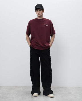 Rhude Black cargo jeans RHFW24PA11012