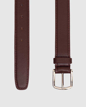 Babe Pay Pls Burgundy leather belt 0C004