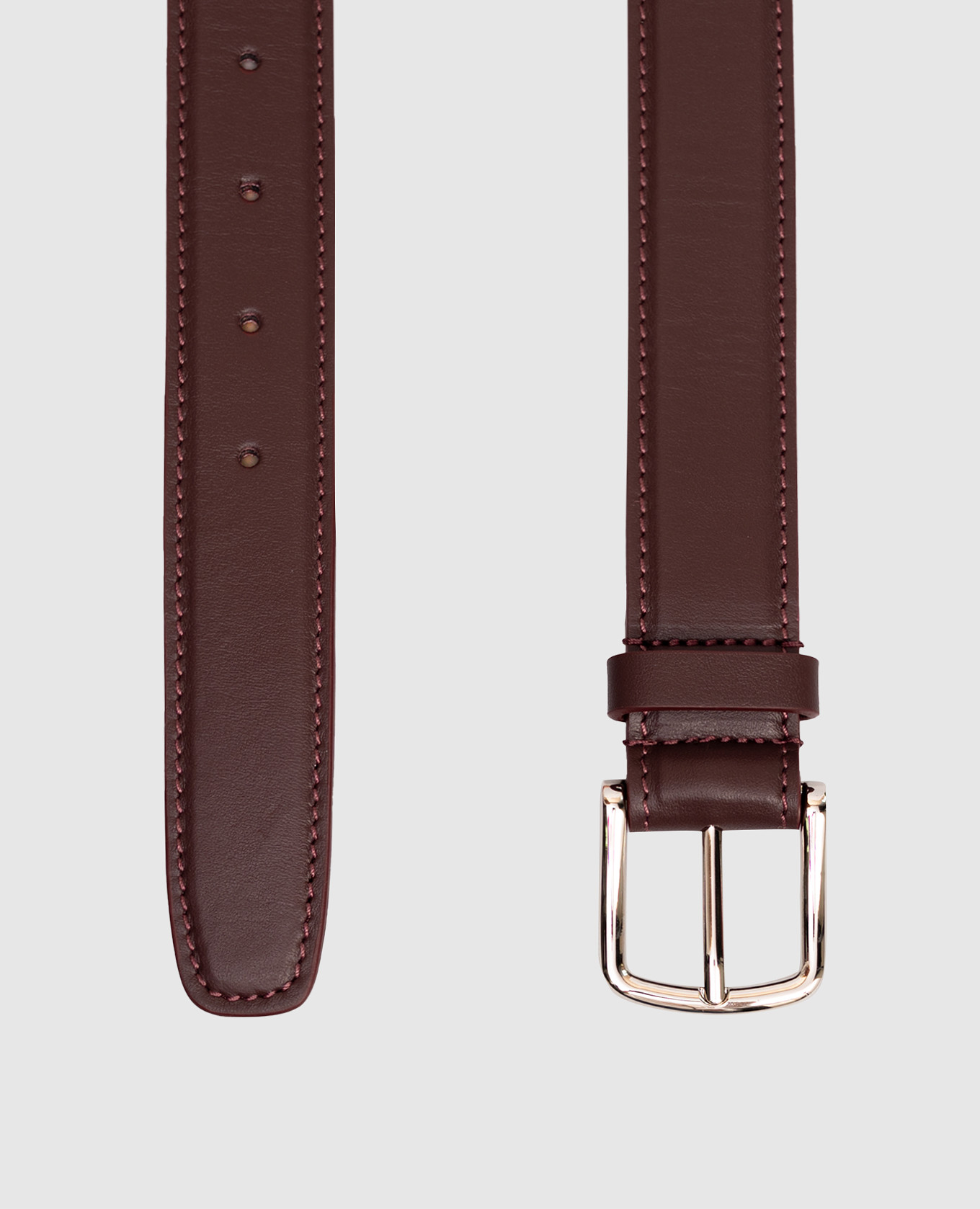 Burgundy leather belt Babe Pay Pls 3