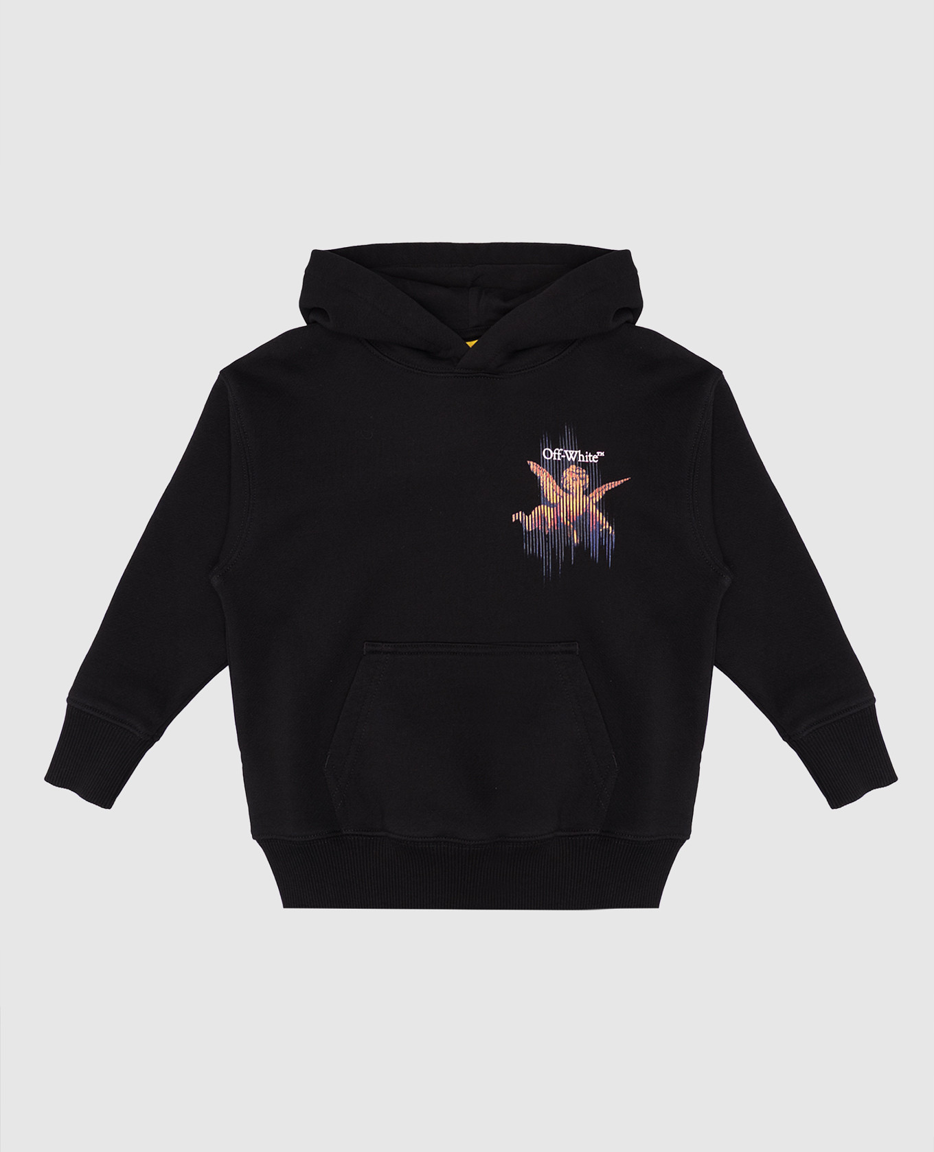 

Children's black Putti hoodie with print Off-White