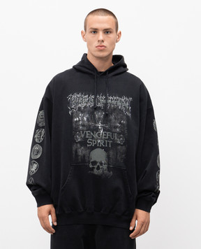 Vetements Black Vengeful Spirit Hoodie UCF76HD650M