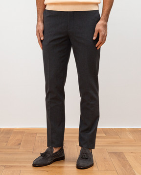 Brunello Cucinelli Gray pants with wool ME262I1770