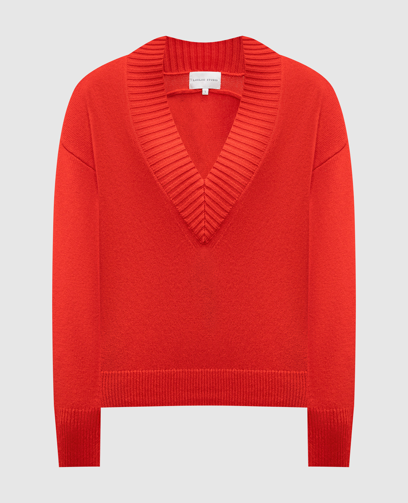 

Red SAGE cashmere pullover Lou Lou Studio