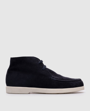 MooRER Blue suede deserts BRUSCHI BRUSCHIP5