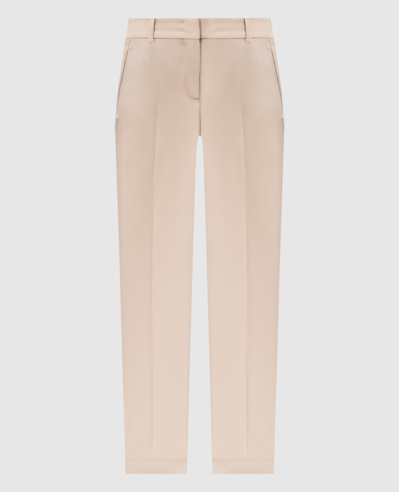 

Beige pants made of wool Ermanno Scervino