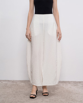 Toteme White silk skirt with slit 252WRB0275FB0368