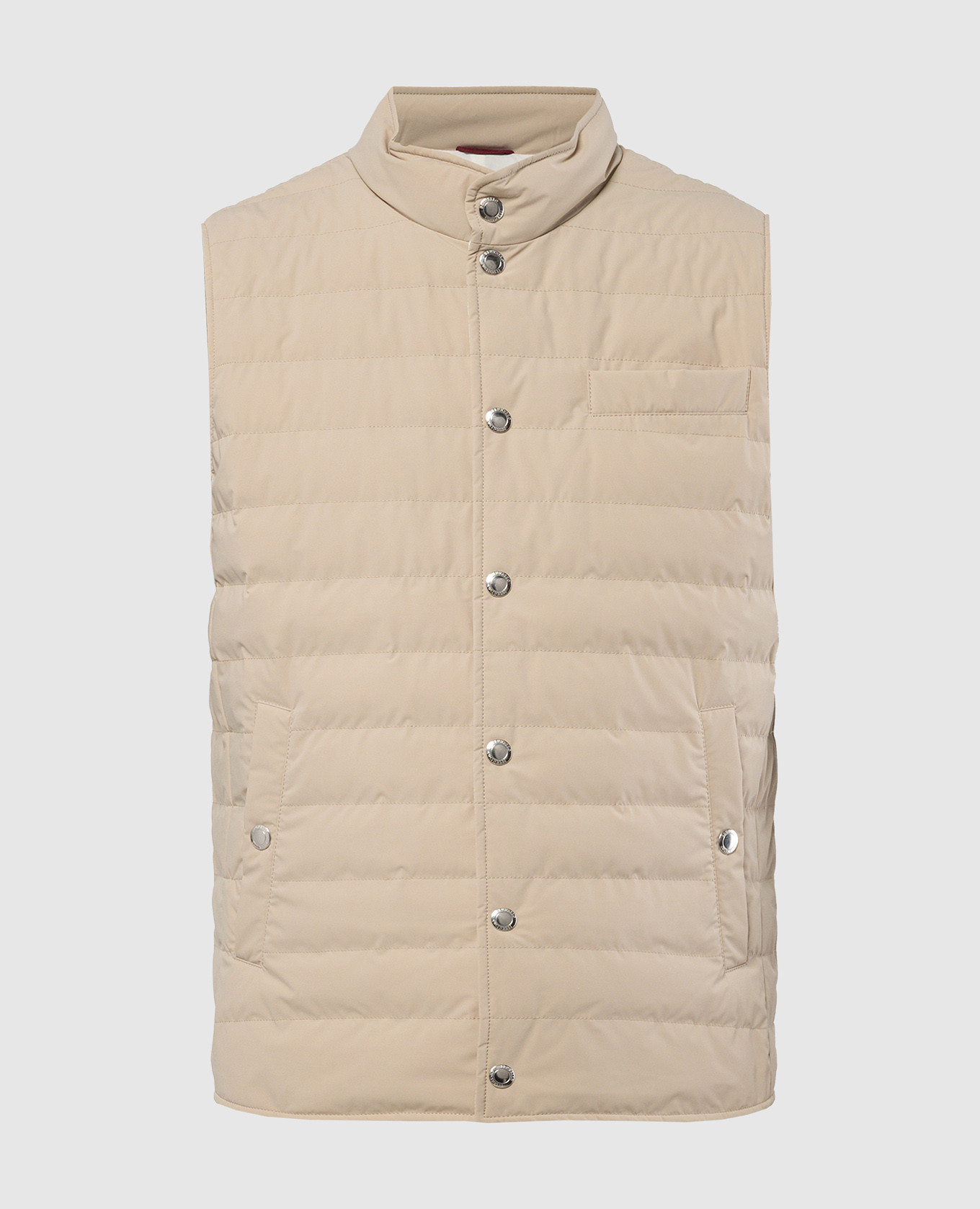 

Beige down vest Brunello Cucinelli