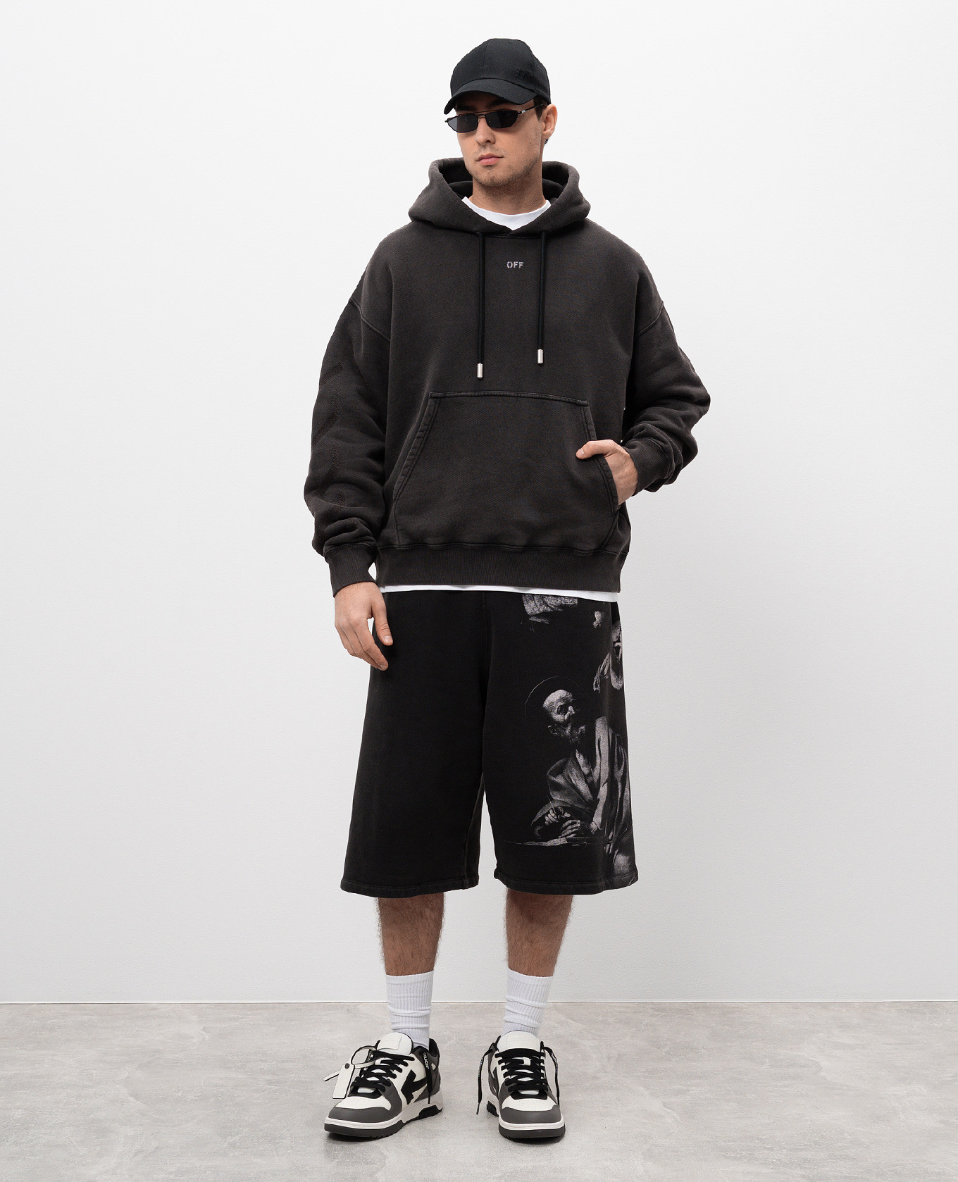 

Gray hoodie with print Off-White, Grey