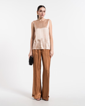Tom Ford Beige silk top TS2093FAX1191