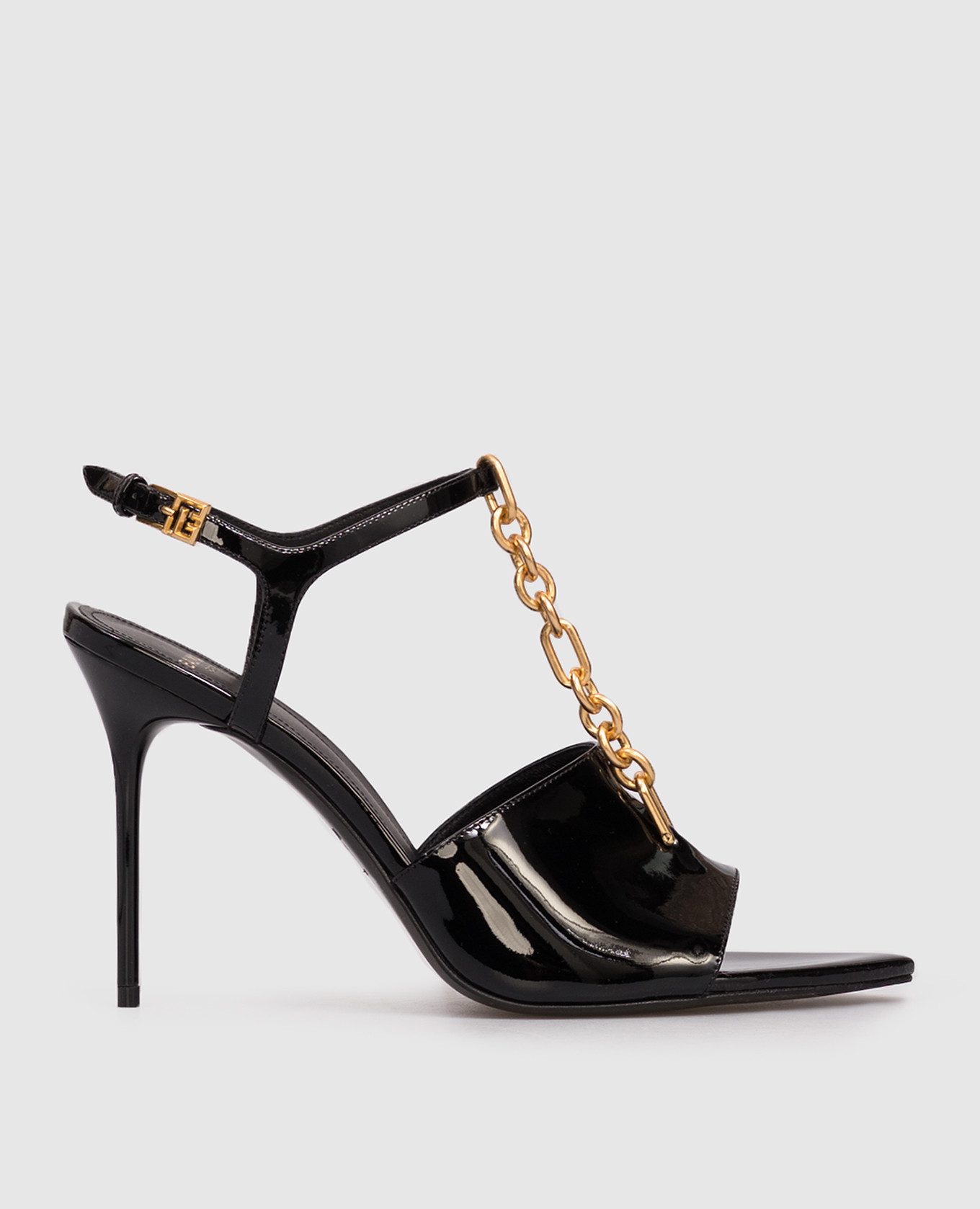 

Black patent leather Sync sandals Balmain