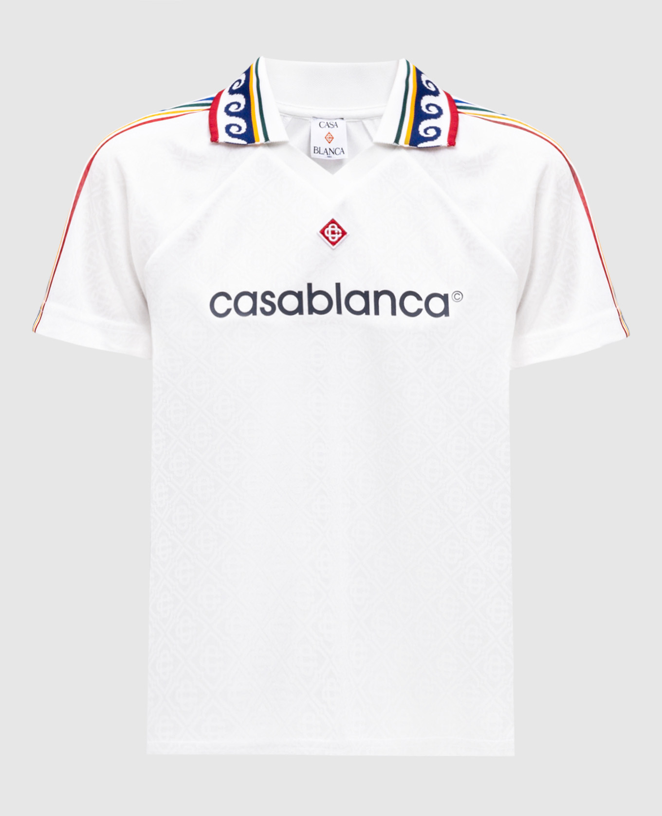 

White T-shirt with logo print Casablanca