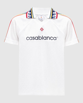Casablanca White T-shirt with logo print WPS25JTP30201