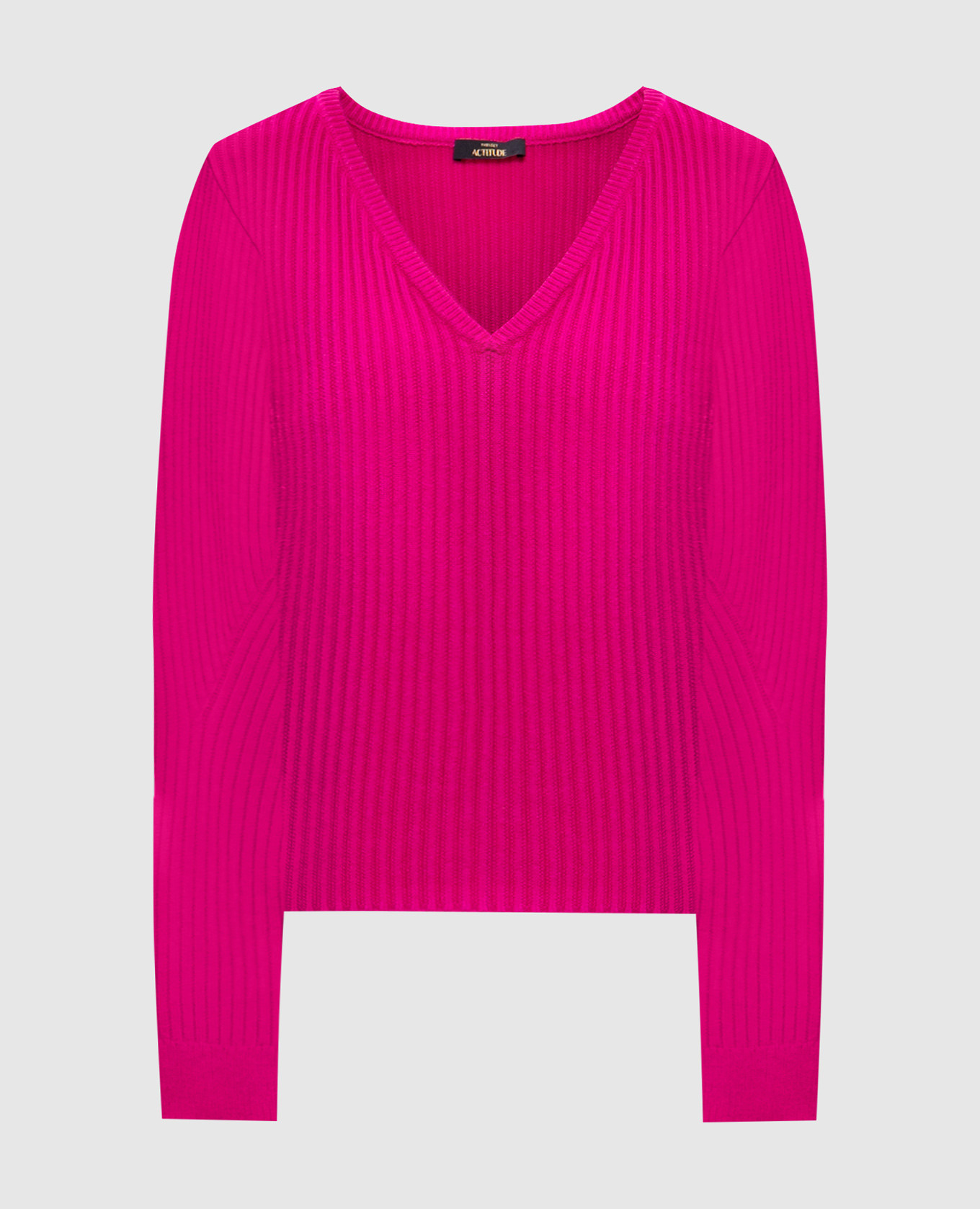 

Pink ribbed pullover Twinset Actitude